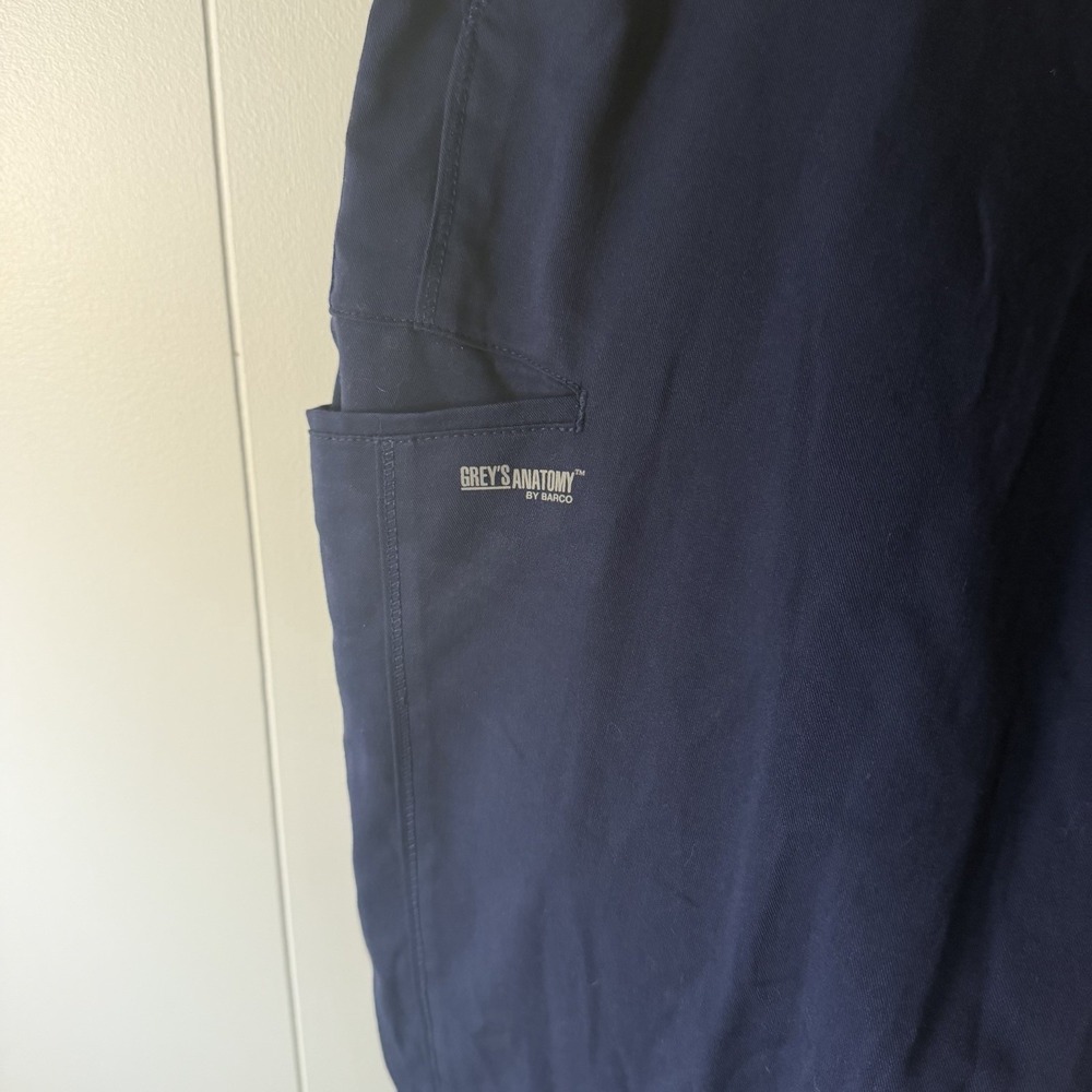Grey's Anatomy Barco Harper Scrub Pants Small Indigo Navy Blue Style GVSP509 NWT - Picture 3 of 11